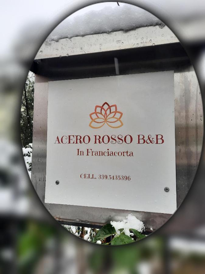 Acero Rosso B&B In Franciacorta Erbusco Eksteriør bilde